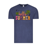 Vintage Denim hello summer Vintage Tee - JahusDesignShop