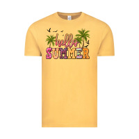 Vintage Mustard hello summer Vintage Tee - JahusDesignShop