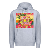 Heather Grey hot mom summer Premium Hoodie - TumblerDesignByShophia