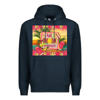 Navy hot mom summer Premium Hoodie - TumblerDesignByShophia