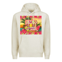 Oatmeal Heather hot mom summer Premium Hoodie - TumblerDesignByShophia