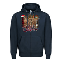 Merry Christmas Hairdresser Zipper Hoodie | Teevron