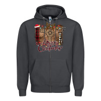 Smoke Merry Christmas Hairdresser Zipper Hoodie - Bettercallsaul