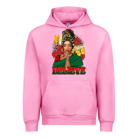 Fuchsia Pink believe black woman Urban Hoodie - FaDigitalArtStudio