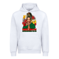 White believe black woman Urban Hoodie - FaDigitalArtStudio