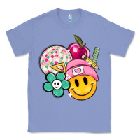 Colony Blue smiley face and school elementary Classic Tee - MaliasSmallBusiness