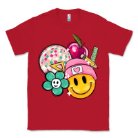 Red smiley face and school elementary Classic Tee - MaliasSmallBusiness