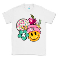 White smiley face and school elementary Classic Tee - MaliasSmallBusiness
