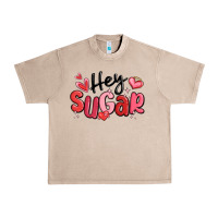 French Oak hey sugar valentines day Urban Heavy Tee - MaliasSmallBusiness