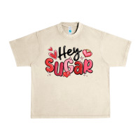 Sandshell hey sugar valentines day Urban Heavy Tee - MaliasSmallBusiness