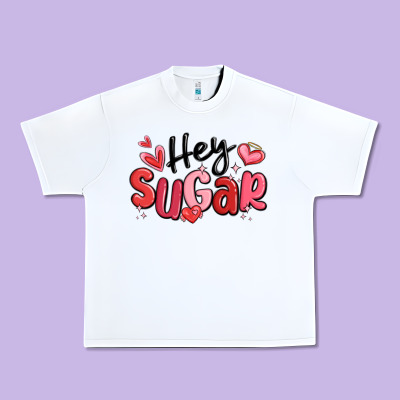 Hey Sugar Valentines Day Urban Heavy Tee Designed By Maliassmallbusiness