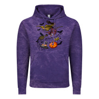 Cloud Purple Witch Vintage Hoodie - NancyCooperArtShop