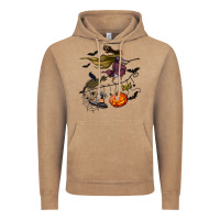 Vintage Coffee Witch Vintage Hoodie - NancyCooperArtShop