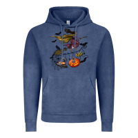 Vintage Denim Witch Vintage Hoodie - NancyCooperArtShop
