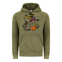 Vintage Olive Witch Vintage Hoodie - NancyCooperArtShop
