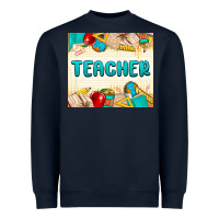 Navy teacher Heavyweight Sweatshirt - MaliasSmallBusiness