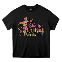 Black she is strong proverbs 31 25 Heavy Core Tee - JahusDesignShop