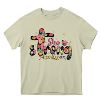 Mossy she is strong proverbs 31 25 Heavy Core Tee - JahusDesignShop