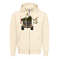 Sandshell Gnomes Truck Car  Christmas Zipper Hoodie - Bettercallsaul