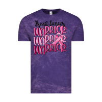 Cloud Purple breast cancer warrior Vintage Tee - MaliasSmallBusiness