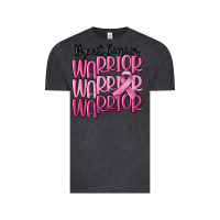 Vintage Black breast cancer warrior Vintage Tee - MaliasSmallBusiness