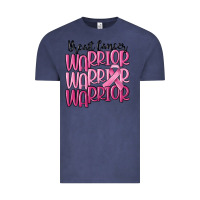 Vintage Denim breast cancer warrior Vintage Tee - MaliasSmallBusiness