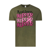 Vintage Olive breast cancer warrior Vintage Tee - MaliasSmallBusiness