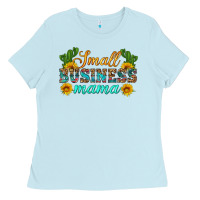 Baby Blue small business mama Ladies Tee - HRA Design Shop