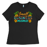 Black small business mama Ladies Tee - HRA Design Shop