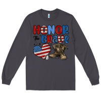 Smoke honor the brave Long Sleeve Tee - MaliasSmallBusiness
