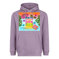 Lavender here comes the sun Heavyweight Hoodie - TumblerDesignByShophia