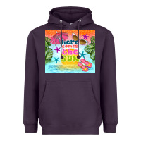 Plum here comes the sun Heavyweight Hoodie - TumblerDesignByShophia
