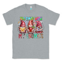 Heather Grey 100 days with my gnomies Classic Tee - RacoonDesign