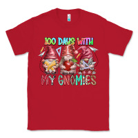 Red 100 days with my gnomies Classic Tee - RacoonDesign