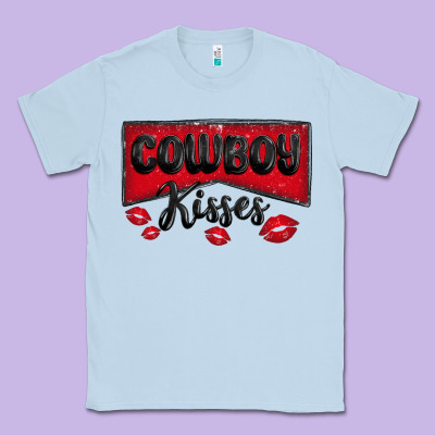 Cowboy Kisses Classic Tee Designed By Maliassmallbusiness
