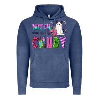 Vintage Denim Witch better have my candy Vintage Hoodie - NancyCooperArtShop