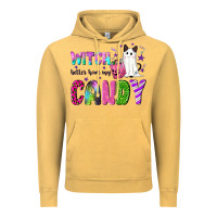 Vintage Mustard Witch better have my candy Vintage Hoodie - NancyCooperArtShop