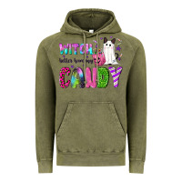 Vintage Olive Witch better have my candy Vintage Hoodie - NancyCooperArtShop