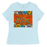 Baby Blue minding my own small business Ladies Tee - HRA Design Shop