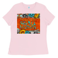 Bubblegum Pink minding my own small business Ladies Tee - HRA Design Shop