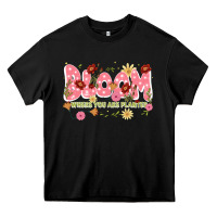 Black bloom where you are planted Heavy Core Tee - JahusDesignShop