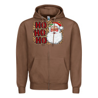 Chestnut Ho Ho Ho Santa Zipper Hoodie - Bettercallsaul
