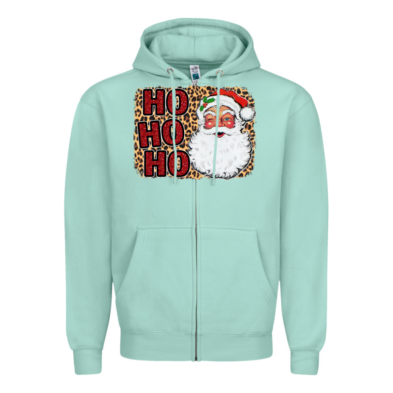 Ho Ho Ho Santa Zipper Hoodie by Bettercallsaul | Teevron