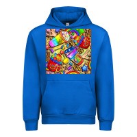 Cobalt lgbtq pride coffee cups with leopard seamless pattern bbs Urban Hoodie - BundleAndBundleShop