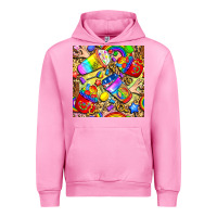 Fuchsia Pink lgbtq pride coffee cups with leopard seamless pattern bbs Urban Hoodie - BundleAndBundleShop