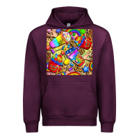 Mauve Wine lgbtq pride coffee cups with leopard seamless pattern bbs Urban Hoodie - BundleAndBundleShop