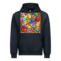 Navy lgbtq pride coffee cups with leopard seamless pattern bbs Urban Hoodie - BundleAndBundleShop
