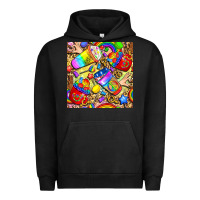 Pigment Black lgbtq pride coffee cups with leopard seamless pattern bbs Urban Hoodie - BundleAndBundleShop