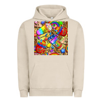 Pigment French Oak lgbtq pride coffee cups with leopard seamless pattern bbs Urban Hoodie - BundleAndBundleShop