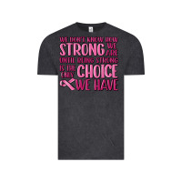 Vintage Black breast cancer we don't know how strong we are Vintage Tee - MaliasSmallBusiness